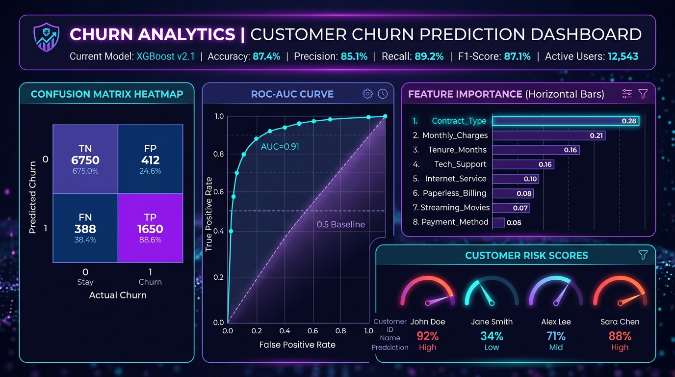 Customer Churn Prediction ML Preview
