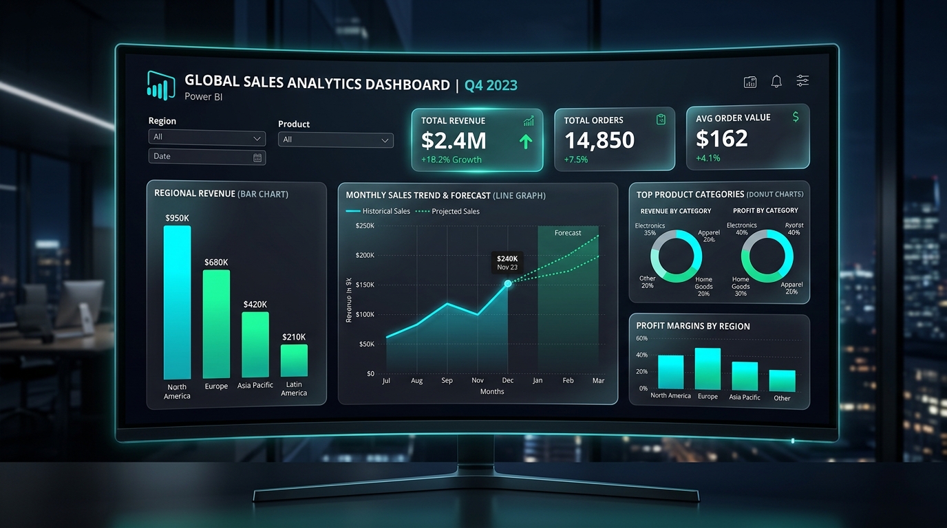 Sales Performance Dashboard Preview